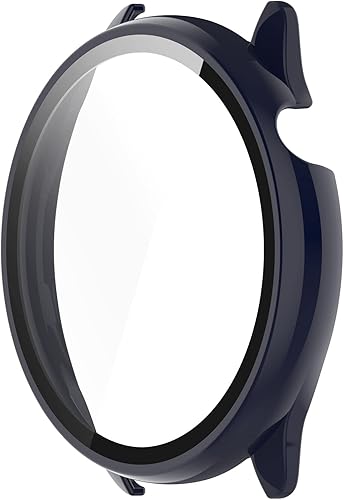 Miniatura 32 de Funda protectora de pantalla compatible con Amazfit GTR Mini, carcasa protectora de policarbonato duro con protector de película de vidrio templado