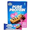 Pure Protein Bars - Nutritious, Gluten Free protein bar, made with Whey protein blend - low sugar, protein snack. Deliciously satisfying. Made in Canada, Brookie (Pack of 6)