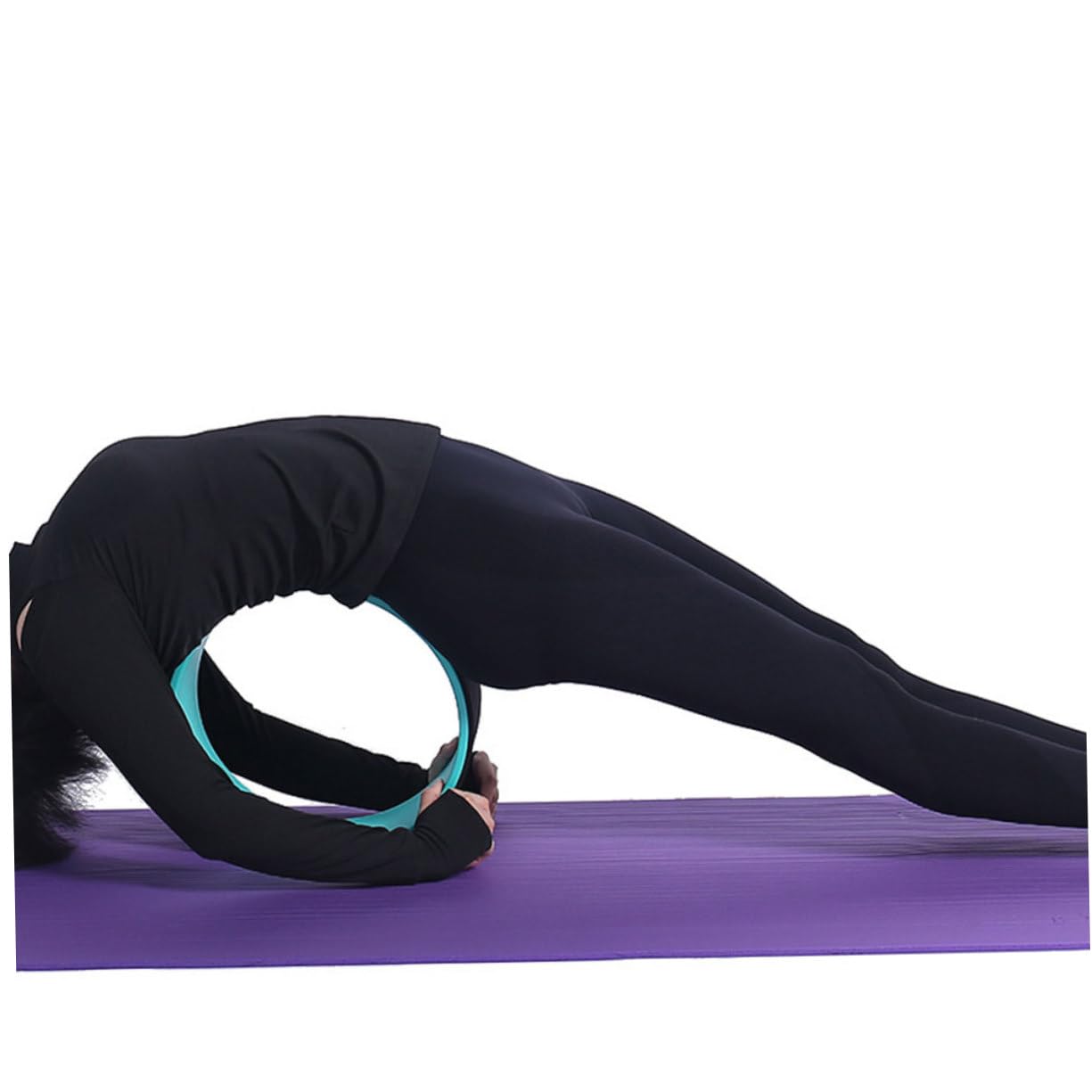 INOOMP Ruota Yoga Per Piegamenti All Indietro Cerchio Yoga Accessorio Di Stretching Rullo Per Esercizi Back Support Senza Fastidio Alla Schiena