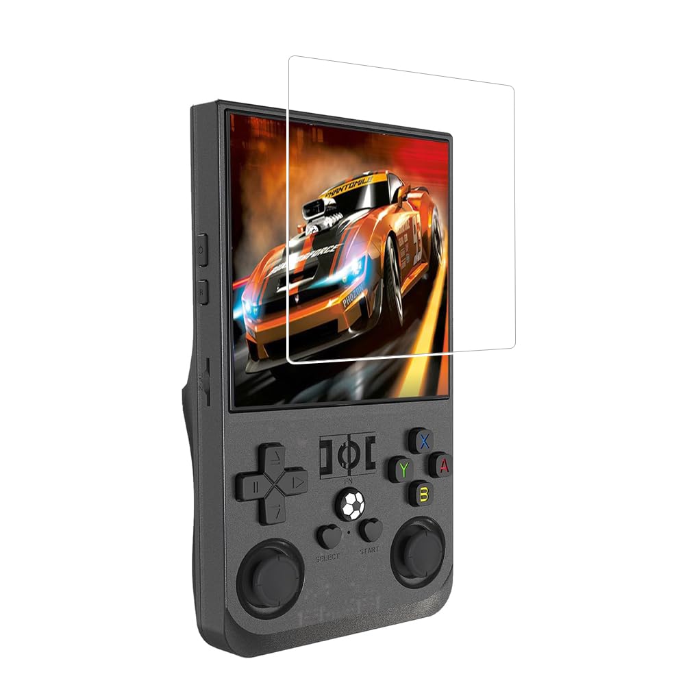 Walieoka Screen Protector Compatible with R36 Max Game Console,9H Hardness Tempered Glass Protective Film,Scratch Resistant Anti-Fingerprint [2 Pack]