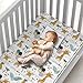 Moonlight Family Mini Crib Mattress, 38”x24”x3 Premium Foam Portable Mattresses, Odorless & Steady Crib Mattress fits Most Mini Cribs, Giraffe
