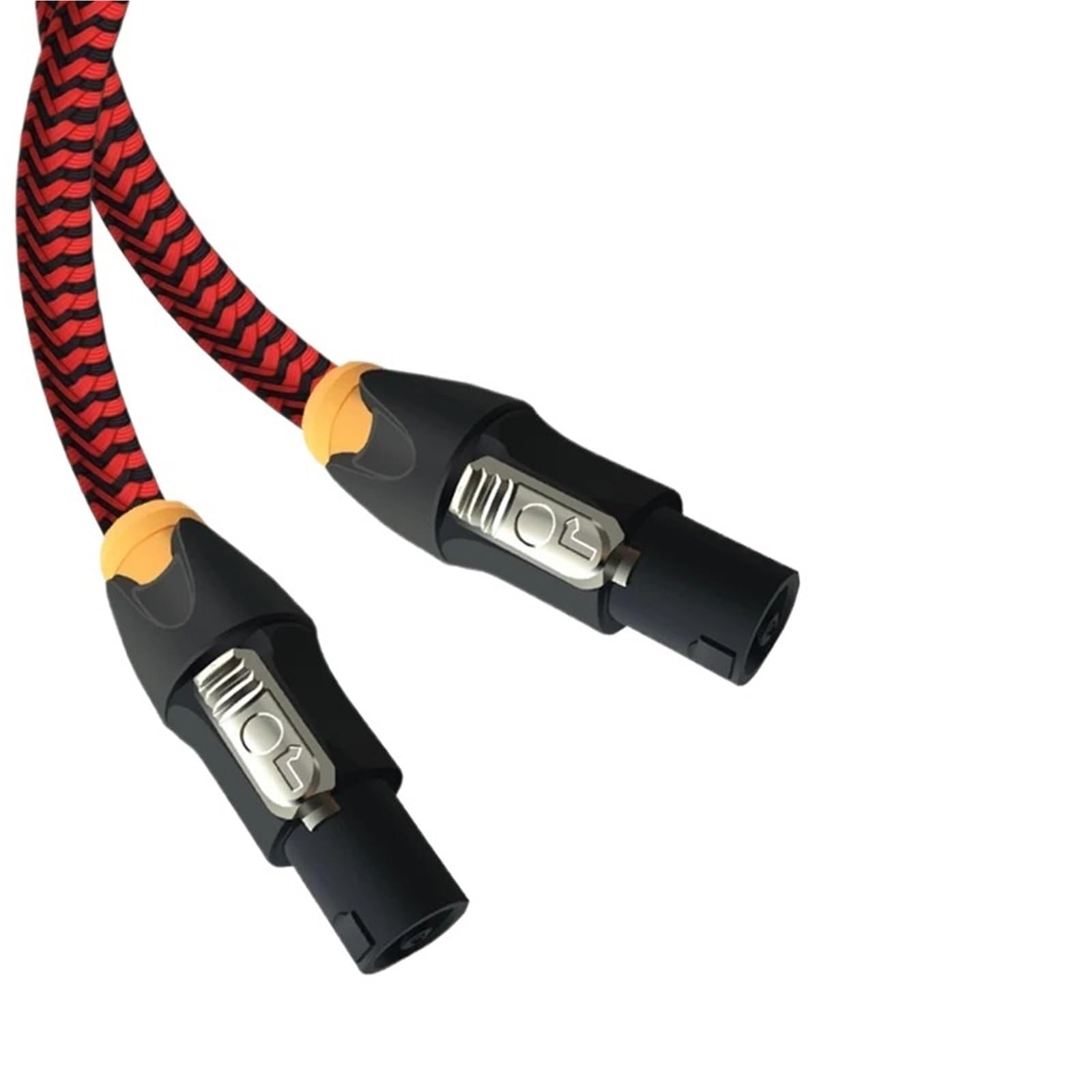 Cable de Altavoz Speakon NL4FC Cable de Altavoz Om for Altavoz Activo M/M 1M 2M 3M 5M(White,2m)