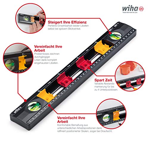 WIHA SB24691 Electrician's Spirit Level Black