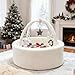 MEOGETY Ball Pit with 5 Hanging Toys for Kids 1-3 Soft Activity Center for Girls Boys Great Gift, Easy to Assemble & Clean, White