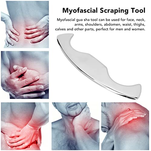 Ferramenta de Raspagem Miofascial, Placa Gua Sha Portátil e Ombro Ergonômico