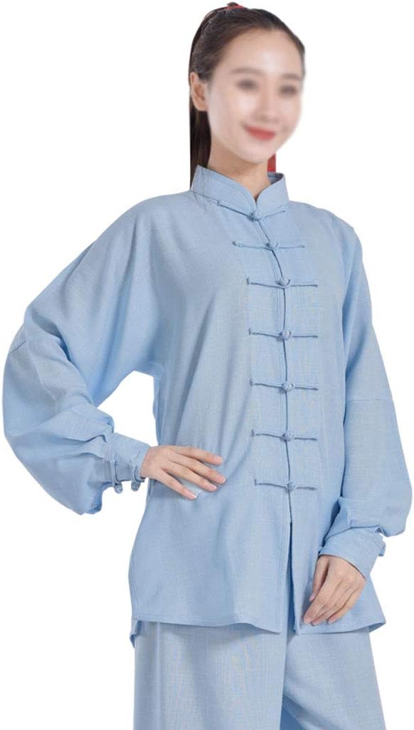 Unisex Tai Chi Uniform Cotton Linen Zen Meditation Clothing Martial Arts Suit Kung Fu