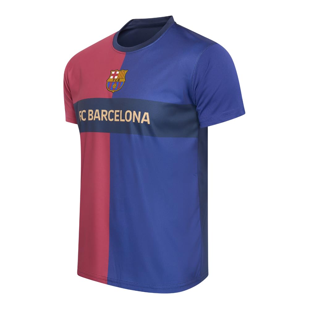 Strój Domowy Dla Dzieci FC Barcelona - Sezon 2024/2025 - Rozmiar 116 do 164 - Koszulka i Spodenki Piłkarskie - Chłopcy i Dziewczęta