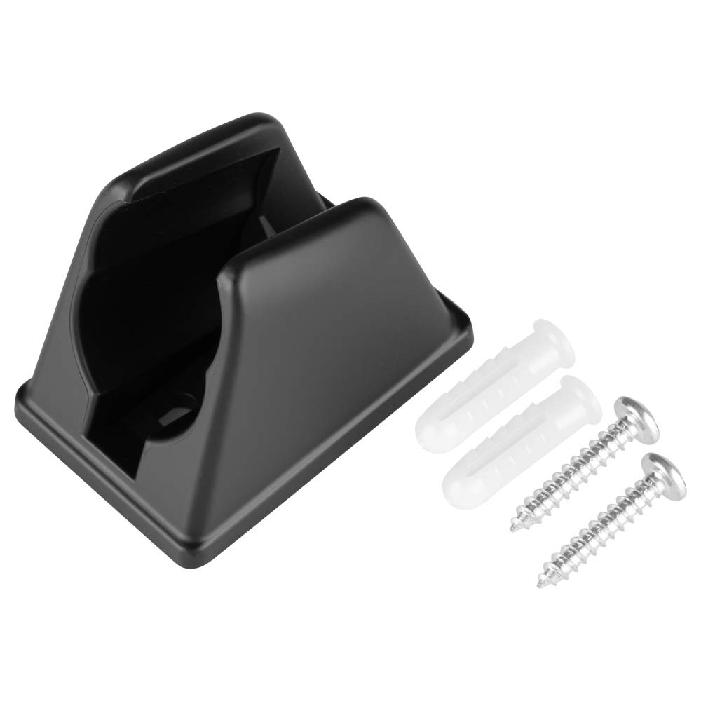 Dura Faucet DF-SA156-MB RV Handheld Shower Wand Bracket Holder, Mounting Screws Included (Matte Black)