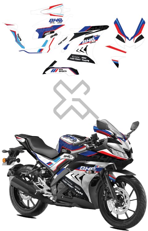 Image of Grayfixx BHP6 Full Body Sticker for R15S & V3 | Made in Premium Gloss Vinyl with FPF(Fade Protection Film), Water Proof, Precut Sticker, Pack of 1 Both Side with 2 Years Guarantee