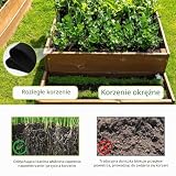 OFFCUP Wkładka z tkaniny do dużych doniczek do warzyw, do użytku na zewnątrz, nietkane kratki do warzyw, wkładki do sadzenia ziół, wytrzymałe worki do uprawy roślin, 160 x 210 cm