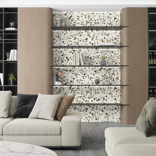 Papier peint Terrazzo Boobest : masquez les défauts de vos murs