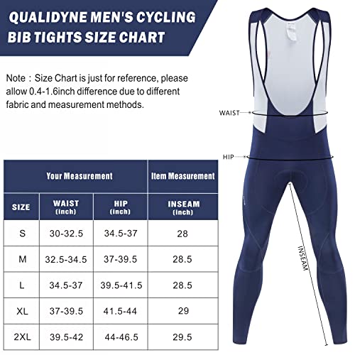 Qualidyne Men's Cycling Bib Tights - Image 7