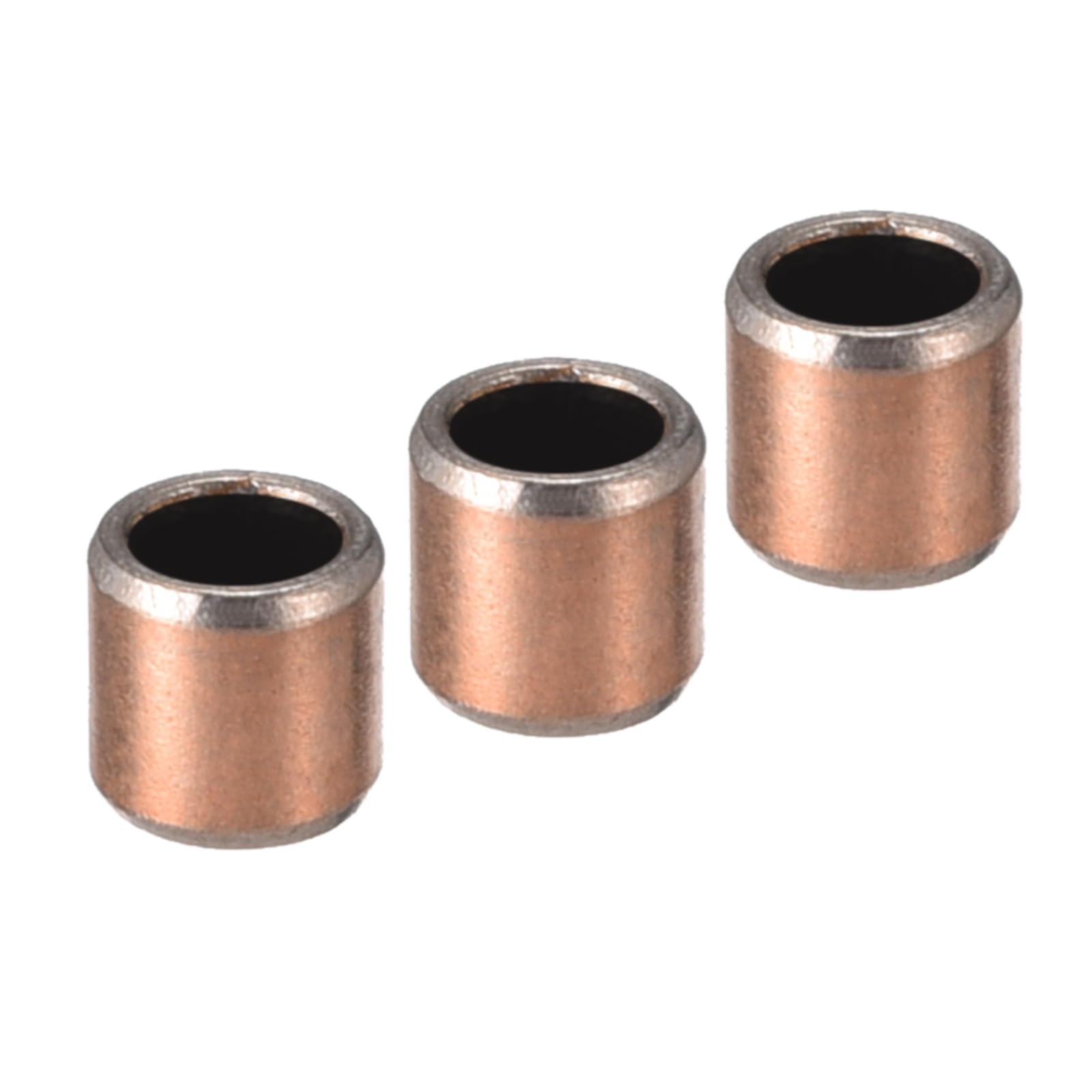 3pcs 0406 Sleeve Bearings - [4mm Bore Dia x 6mm OD x 6mm Length] Wrapped Oilless Bushings for Sliding Movements of Machinery Use