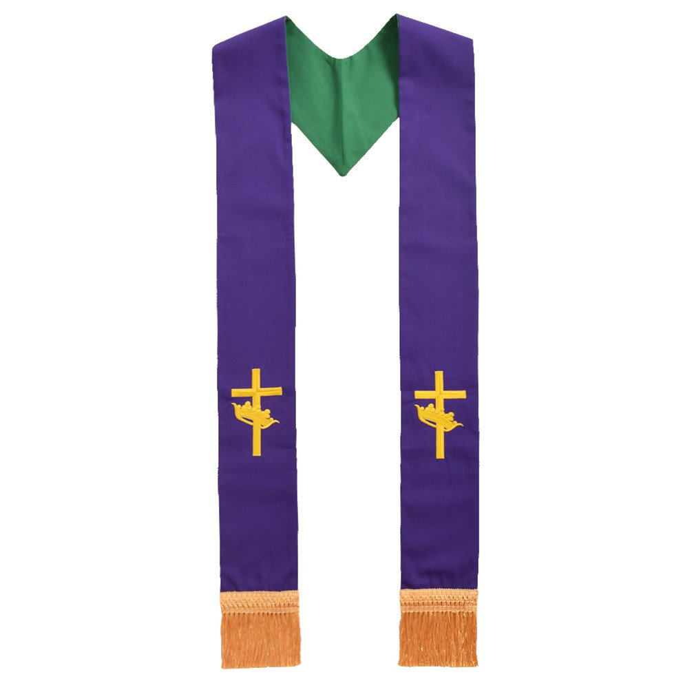 BLESSUME Bl-1 étole liturgique réversible Homme (lot de 1)