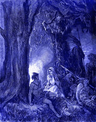 Peinture Chactas et Atala Gustave Doré pour habiller un grand mur blanc vide