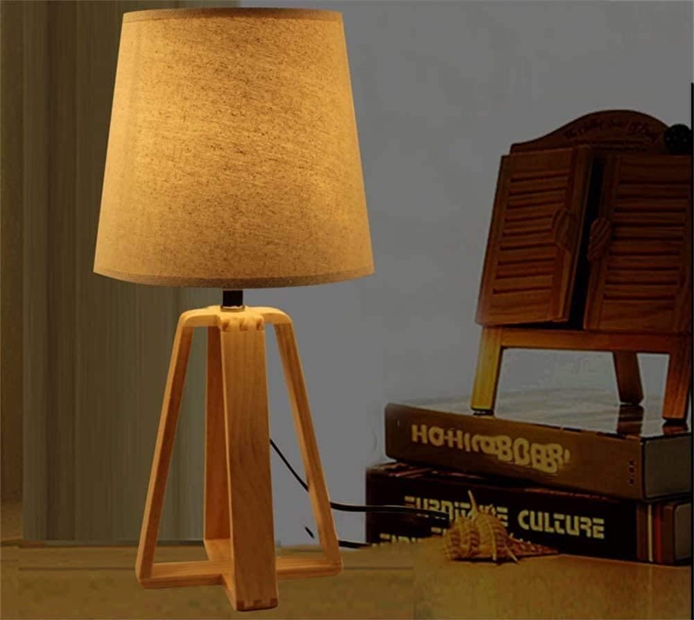 Lampe de chevet bois fin de la fatigue visuelle sur votre bureau moderne
