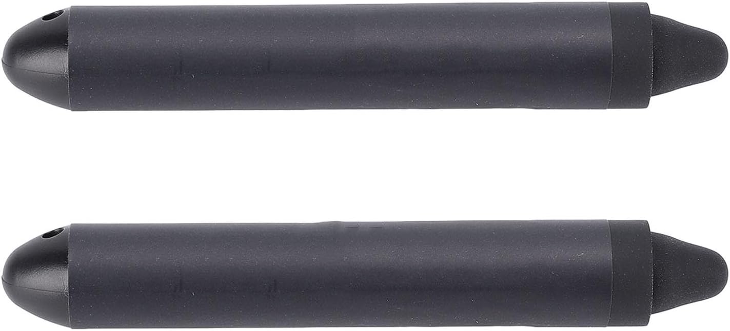 Sanpyl Stylus Pen with Tethers Prevent Loss Design for Touch Screens Tablet Phone Devices, 2Pcs Cute and Practical Stylus Pen for Kids Curiosity (Black)