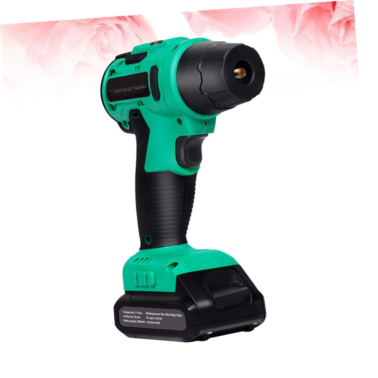 PRETYZOOM Bomba De Aire Inalámbrica para Inflar En El Coche Portátil Inalámbrica Color Verde