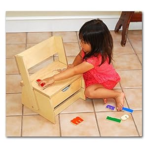 Stepnstorenamepuzzlestool  Urban Country Home Decor Step n store name puzzle stool  urban country home decor