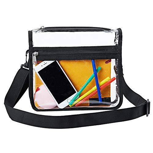 Bolso Crossbody Transparente Edraco con Correa Ajustable miniatura 3