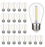 CEINBOTA CEINBOTA Shatterproof&Waterproof S14 Outdoor String Light bulb-1W S14 led Bulb Replacement