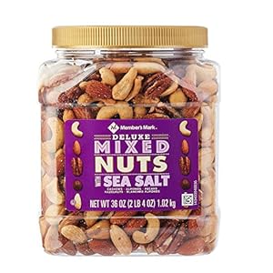 Member’s Mark Deluxe Roasted Mixed Nuts With Sea Salt (34 Oz.)