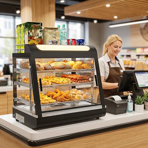 Whalefall 27-Inch Commercial Food Warmer with Thermostat