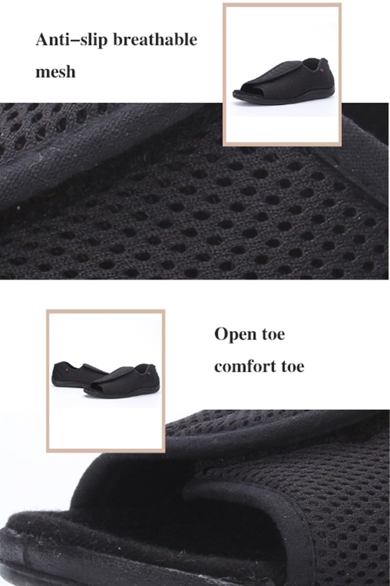 Scarpe Per Diabetici Uomo Donna Scarpa Ortopedica Pollice Valgo Calzature Riabilitazione Postoperatoria Scarpe Scarpe Salutari For Edema Piedi Gonfi Scarpe Da Passeggio