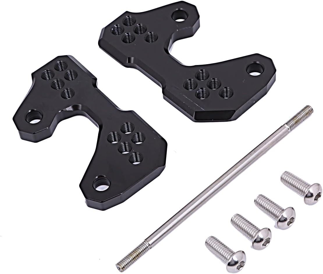 バイク用 バック ステップ アップ 5ポジション プレート アルミ 削り