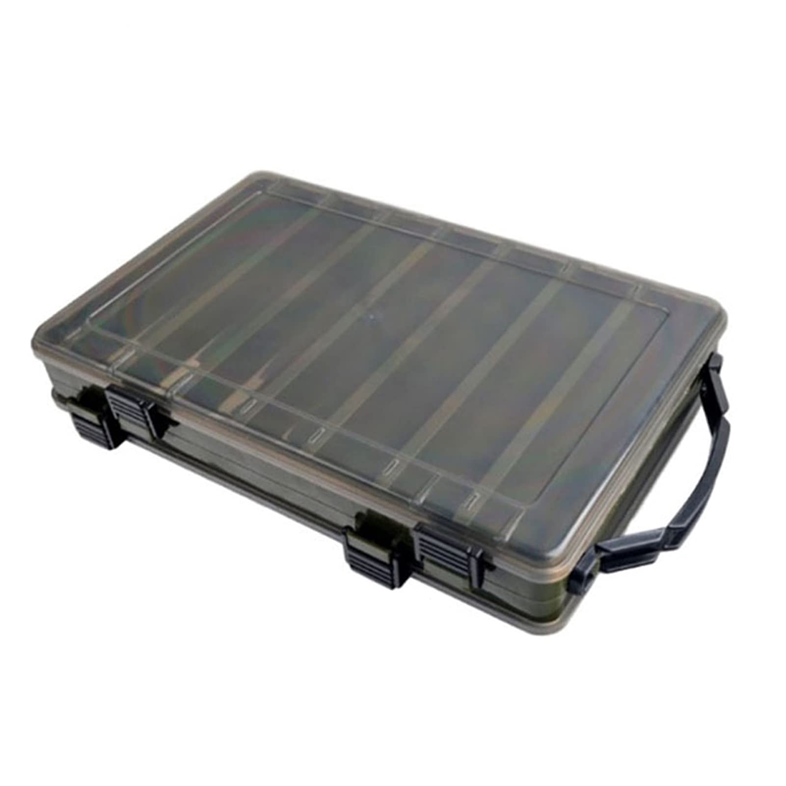 Boîte de pêche double face pour éviter la rouille des hameçons et ranger 14 leurres