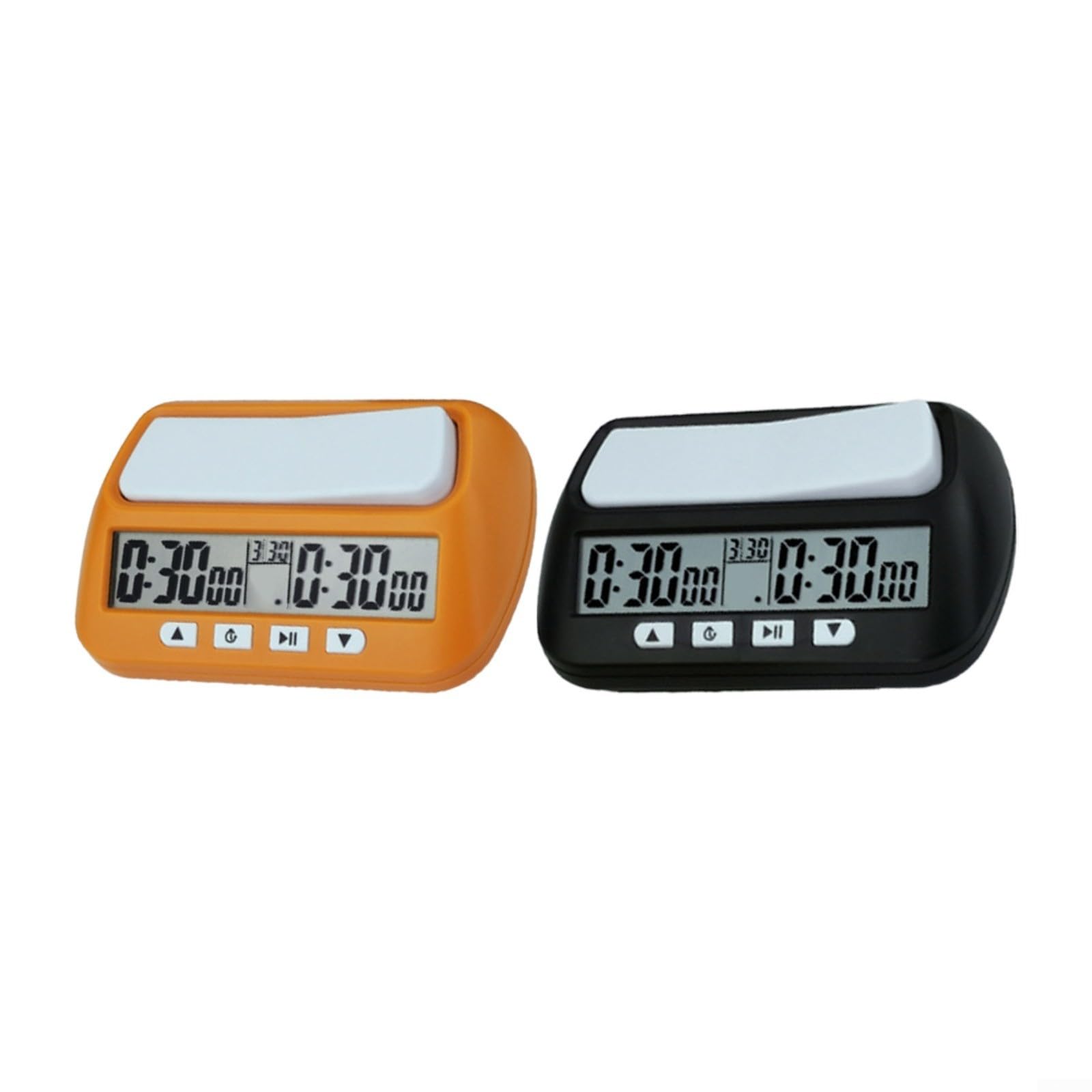 Reloj de ajedrez digital, 3 en 1 con modos de bonificación y retardo, temporizador ABS portátil para juegos profesionales de interior