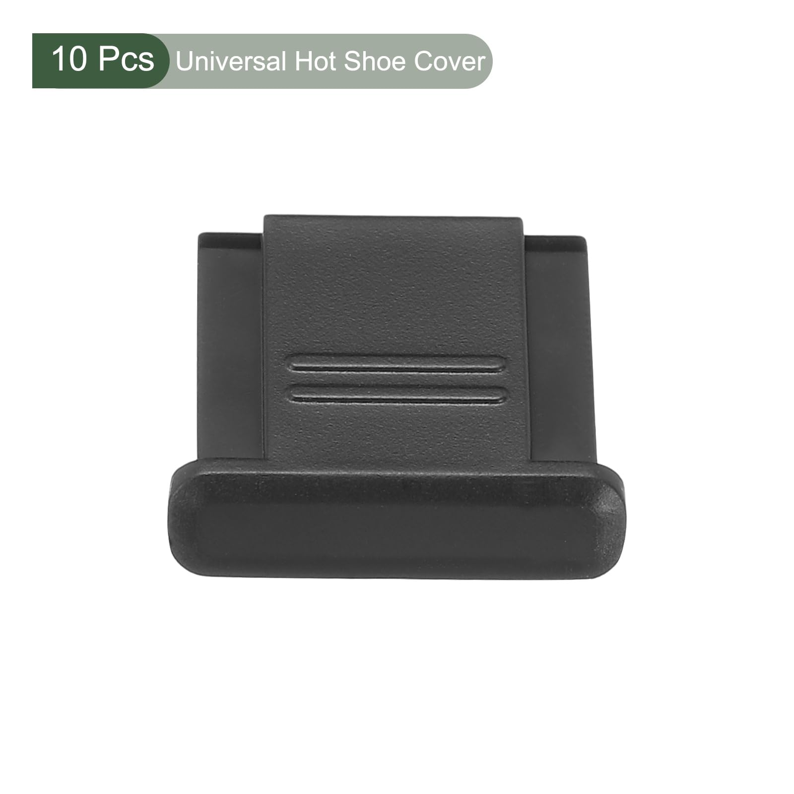 YOKIVE 10 Pcs Universal Camera Hot Shoe Cover Cap, Plastic Hot Shoe Bubble Level Cap, Great for Camera Protection (Black, 0.4 Inch)