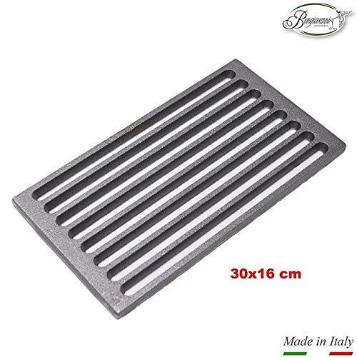 Fonderia Bongiovanni Grilles en fonte pour cheminée, poêle, barbecue, fond pour cendres
