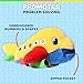 Buckle Toys Bolt Airplane Toys for Toddlers 1-3, Airplane Travel Essentials Kids Sensory Toy to Develop Fine Motor Skills and Learn Shapes and Colors, Includes Storage Pocket for Small Items