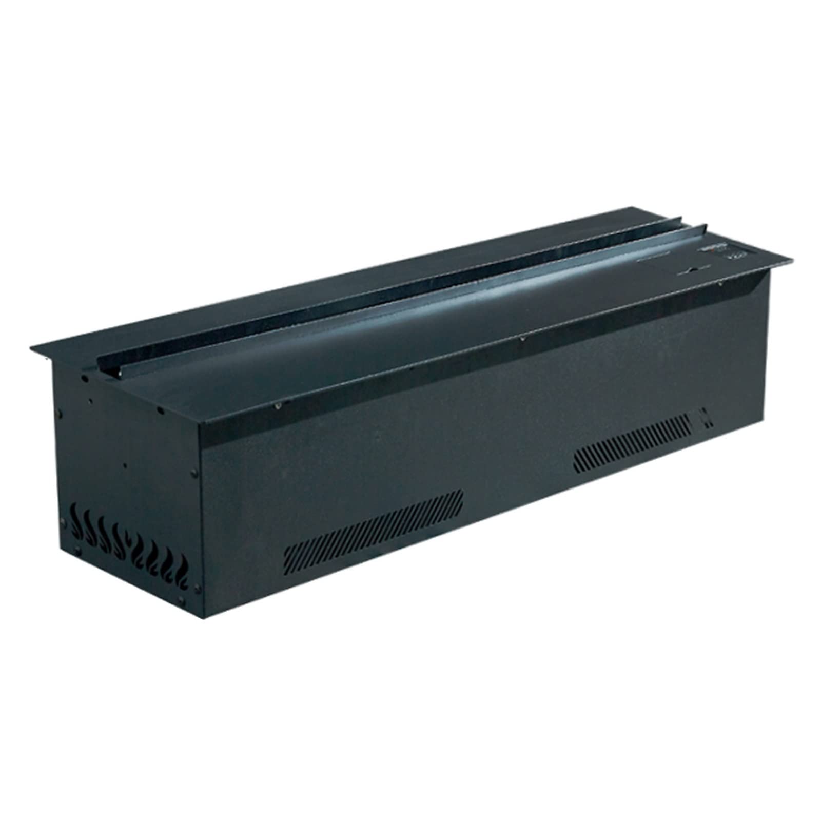 Camino Elettrico Simulazione 3D Fiamma elettrico camino elettrico incasso in acciaio inossidabile simulazione regolabile simulazione a fiamma super lunga camino elettrico Inserto Per Camino