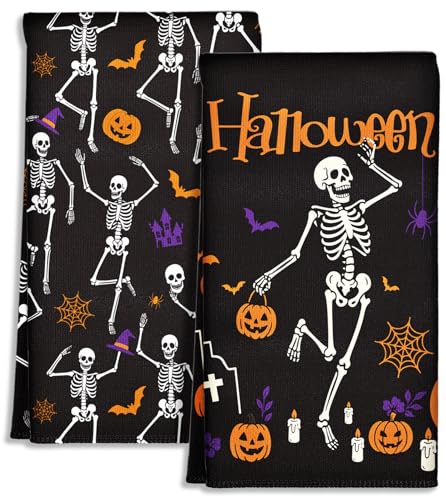 Miss Adola Halloween Kitchen Towels Set of 2 - Halloween
