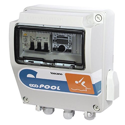 Eco-Pool – 1 – Bomba 14 A – Mono 230 V + Interdif. + Transfo. 100 W – Categoría Cajas, Eléctrico