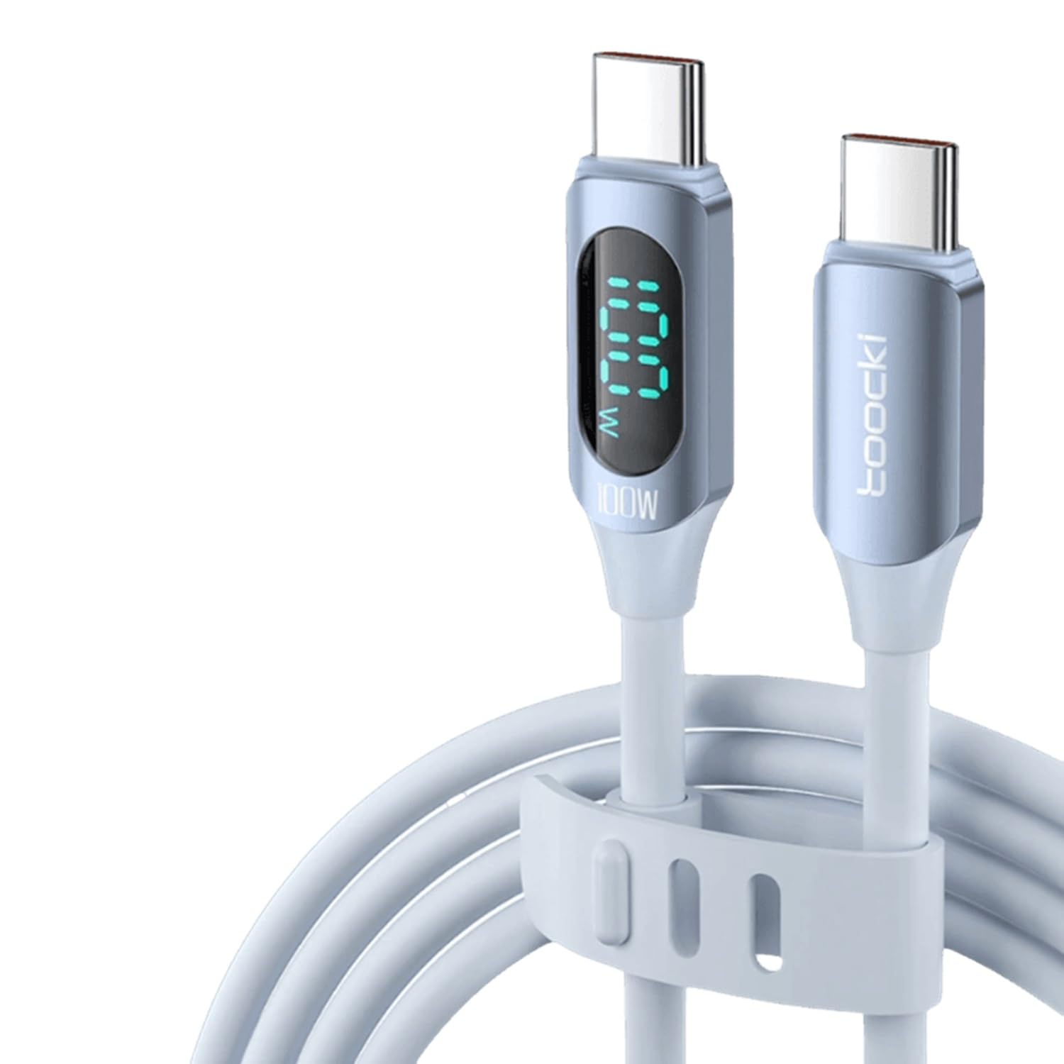 Digital Display Type-C to Type-C Cable Cable | 100W Fast Charging, 480Mbps Data Transfer Speed | Compatible With MacBook, iPad, iPad Air, iPad Mini, Galaxy, Pixel, Switch (2 Mtr, Blue) (B0CSDZHVNC) Amazon Price History, Amazon Price Tracker