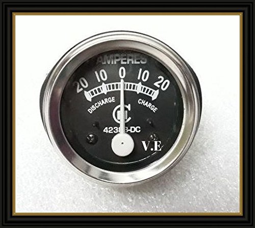 354473R91 Farmall Tractor Gauge-Amperes Fits in CUB A B H M with EMBLEM