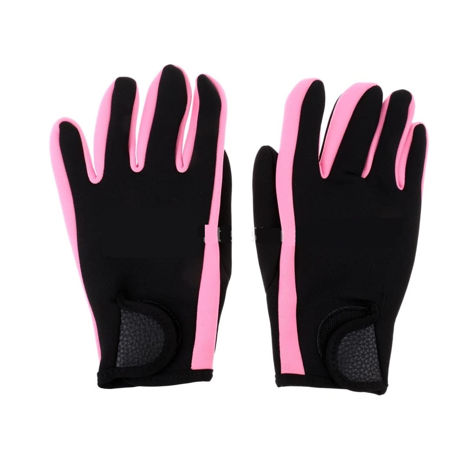 rękawiczki do nurkowania, 1,5 mm Neoprenowe Męskie Damskie Ciepłe Rękawice Do Nurkowania Windsurfing Surfing Podwodne Łowiectwo Nurkowanie Żeglarstwa Antypoślizgowe(Pink black,M)