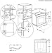 AEG Einbaubackofen BES331110B / Serie 6000 / SurroundCook – Heißluft mit Ringheizkörper/Reinigungshilfe mit Wasserdampf/Versenkknebel/Grillfunktion/Display mit Uhr/Autark/A/Schwarz