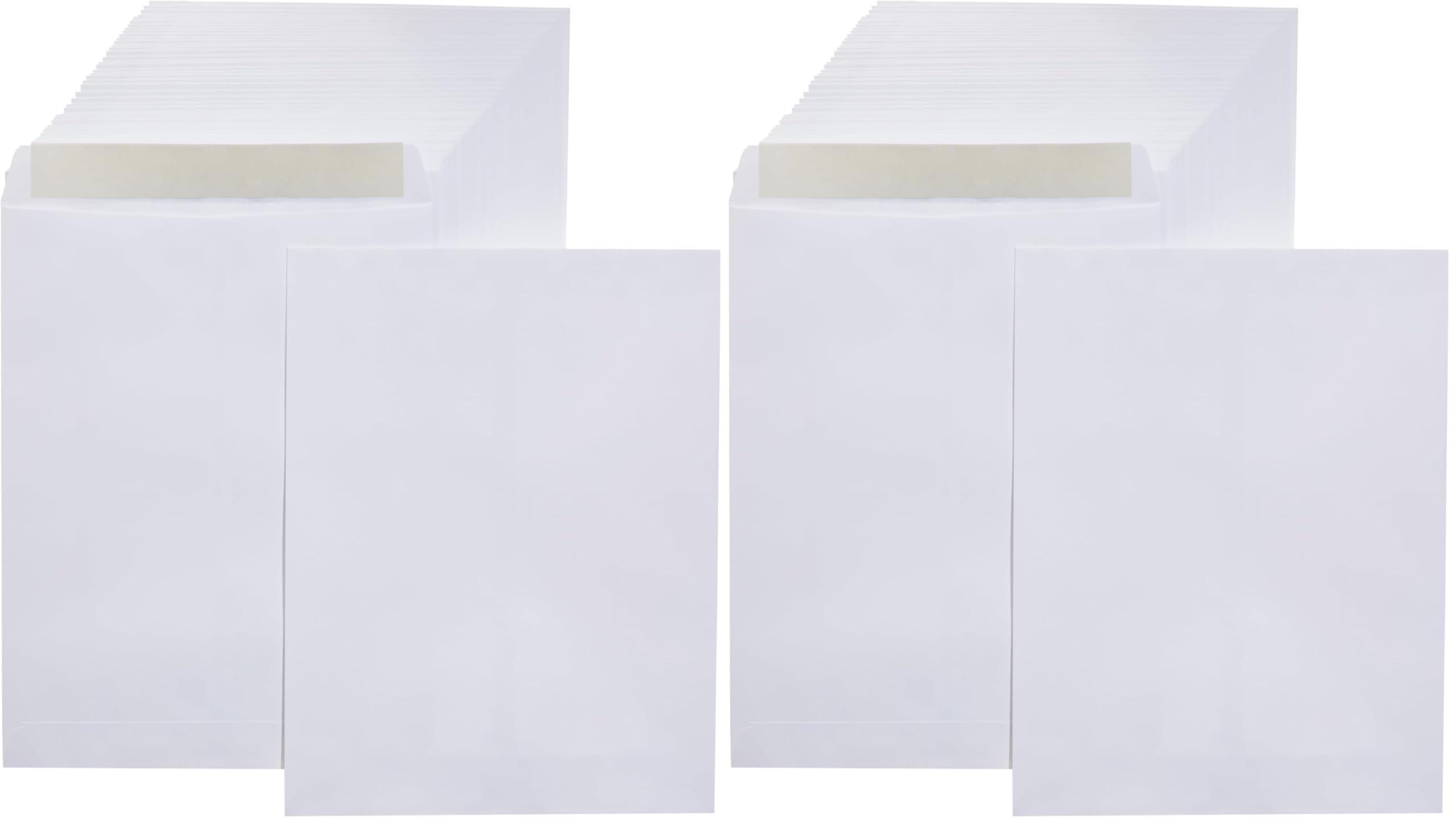 Amazon Basics Catalog Self Seal Envelopes for Documents, Booklets, Mailers, 10x13 Inch, 28 lb, White, 250 Count (Pack of 2)