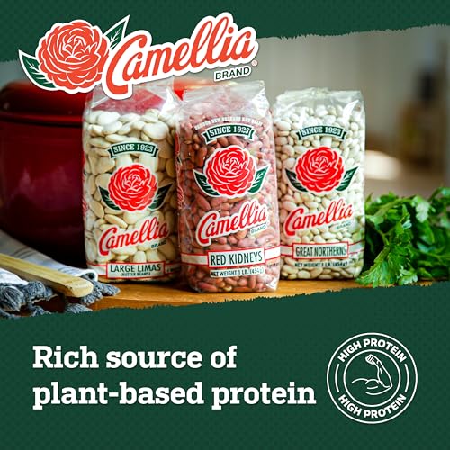 Image of Camellia Brand Green Split Peas, 25 lb Bulk Bag - Premium Non-GMO Dried Split Peas for Split Pea Soup, Stews, Purees & Plant-Based Recipes - High Protein, Gluten-Free, Vegan & Vegetarian