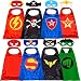 Superhero Capes and Masks for Kids Halloween Cosplay Double Side Capes Superhero Toy Kids Best Gifts Yellow