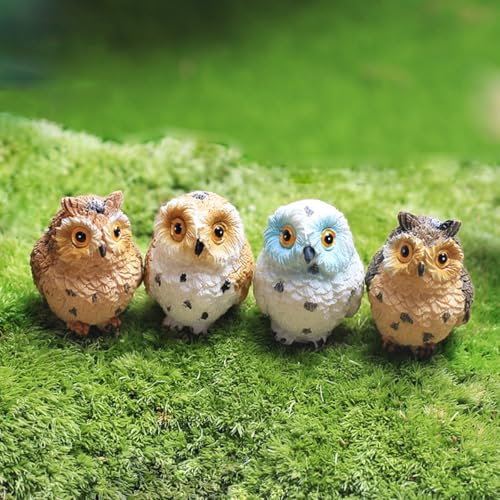 Purple Star Mini Owls 4 Pack Tiny Owls Little Owl