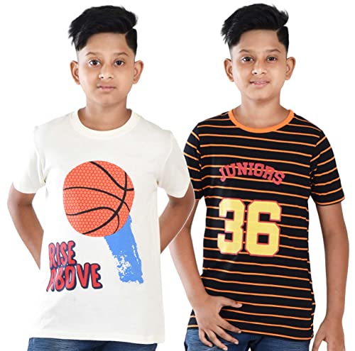 Image of Clothe Funn Boys T-Shirts Round Neck (Pack of 2)