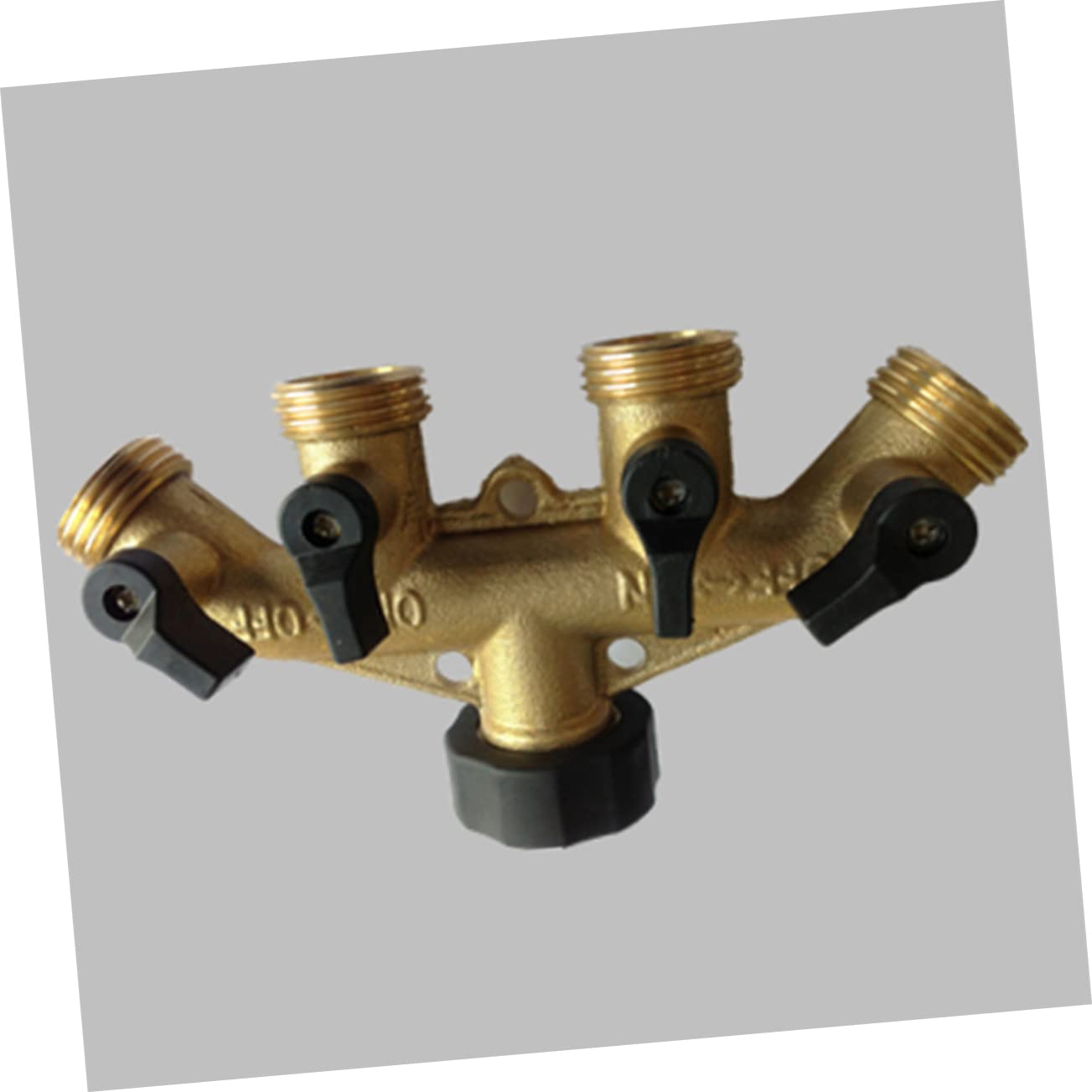 Divisor De Manguera De Jardín De 4 Vías En para Riego Conector De Grifo De Agua Adaptador De Manguera para Jardín Herramientas De Irrigación y Riego Eficiente