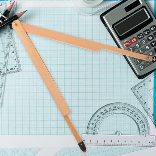 Compás para matemáticas con materiales resistentes para dibujo técnico 5