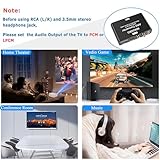 SDKDZKG 192KHz DAC Converter, HDMI ARC Audio Extractor Adapter, HDMI/Digital Optical Toslink SPDIF to Analog Optical Toslink SPDIF, ARC, L/R or 3.5 mm Jack Stereo for TV Amplifier Soundbar Speaker - Image 6