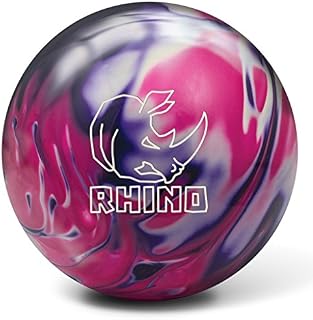 Brunswick Rhino Bowling Ball, Purple/Pink/White Pearl, 10 lb